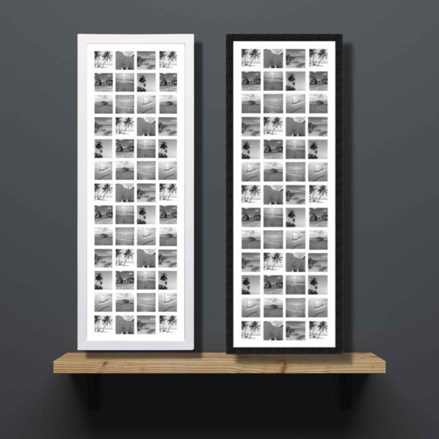 52 Aperture Framed Print, Multi Aperture Photo Frame