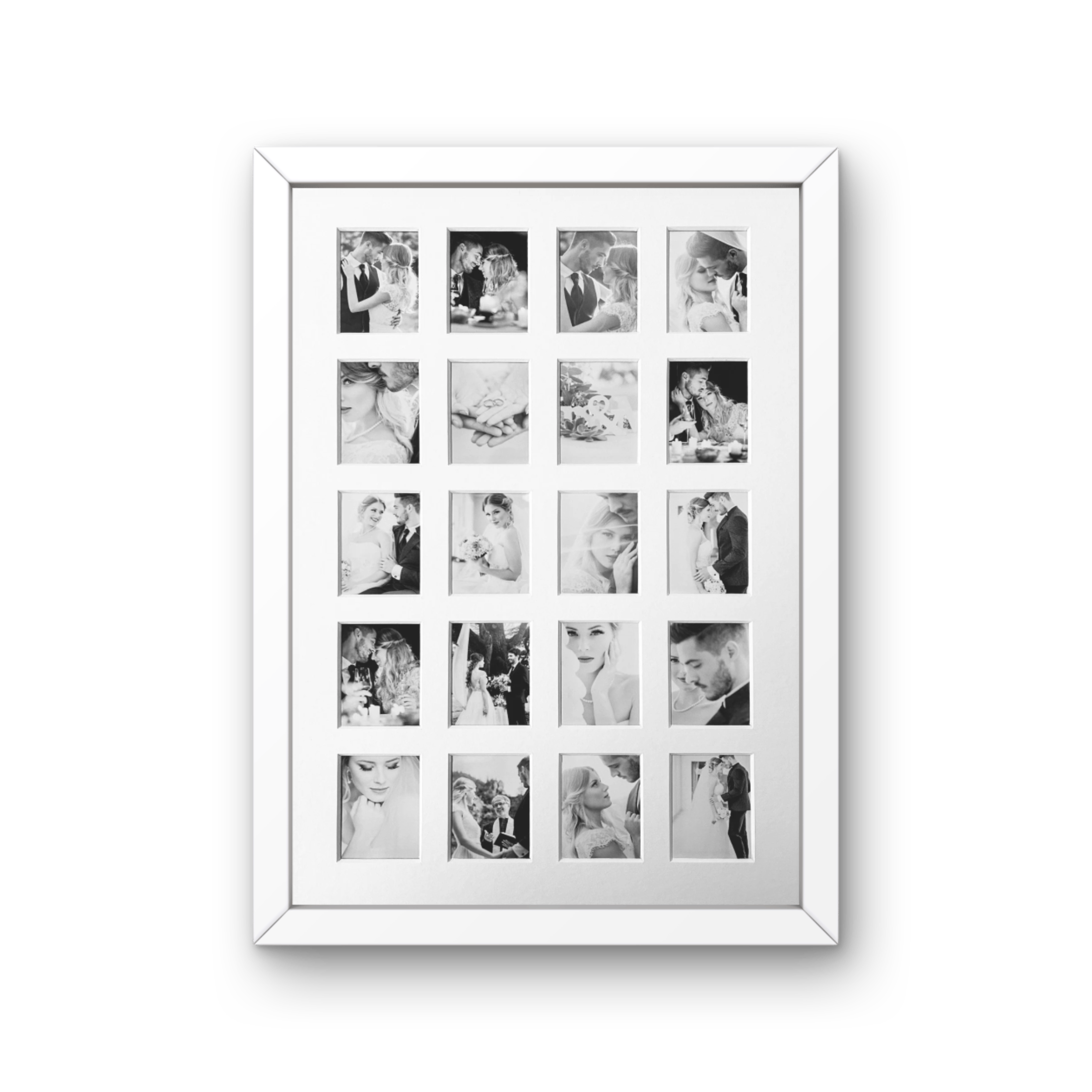 Instax Mini Photo Frame - A3 - 20 Aperture - White Frame